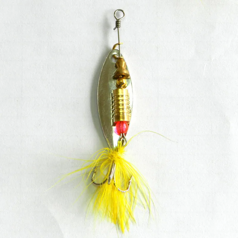 Пернатый металлической ложкой Spinner Рыбалка искусственные приманки джиг блесну