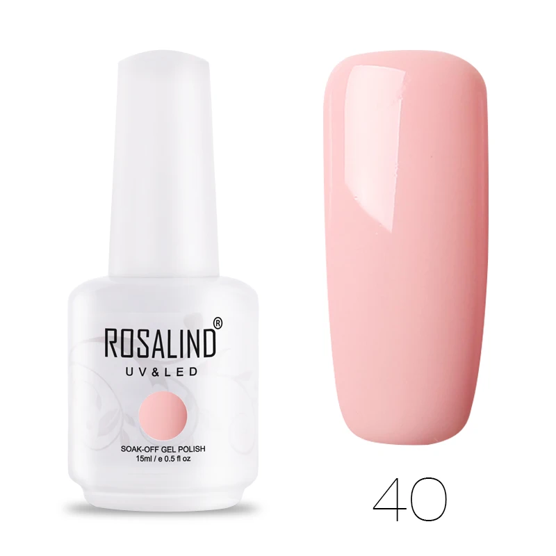 RH40 ROSALIND Гель-лак для ногтей Набор для маникюрный лак Vernis полуперманентный УФ все для ногтей искусство основа грунтовка Гель-лак верхнее покрытие - Цвет: RH40