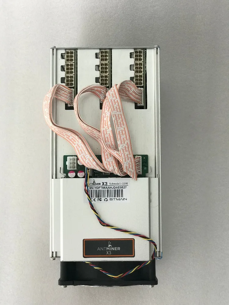 Старый использованный только 70 80% AntMiner x3 220KH Asic miner от bitmain с чипами hash cyrptonight лучше