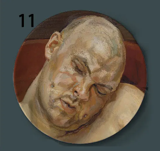Lucian Freud Paintign декоративная тарелка, подвесная тарелка, духовный мир, керамическое блюдо, реалистичный характер, живопись, ирландский паб, Декор - Цвет: 11