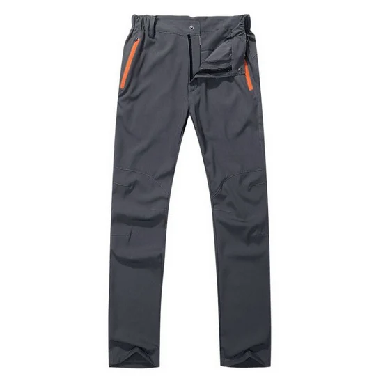 men gray LoClimb брюки для походов на открытом воздухе мужские/женские летние ультра тонкие быстросохнущие брюки мужские брюки для альпинизма/кемпинга/треккинга AM377 - Цвет: men gray
