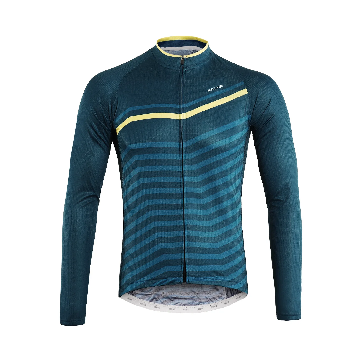 Джерси ARSUXEO Pro Мужская велосипедная дышащая одежда со светоотражающей полосой на