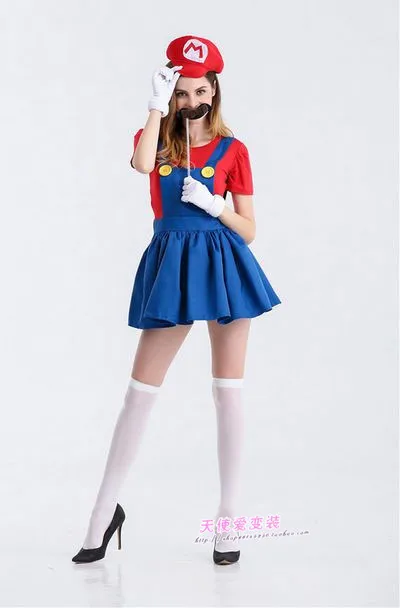 Костюм на Хэллоуин; вечерние костюмы Mario super Mary; одежда для родителей и детей; одежда для косплея; аниме-шоу; одежда для мужчин и женщин