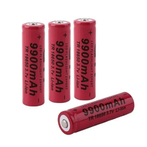 Dolidada 4 шт. 100% Оригинальный 3 7 V ионно литиевая Батарея 18650 9900 MAH батарея Recarregvel Para