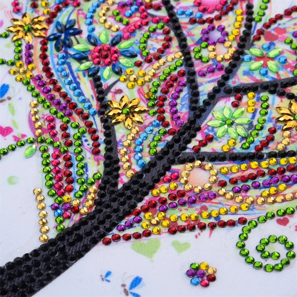 Алмазная вышивка 5D с кристаллами особой формы алмазная дерево любви стразы