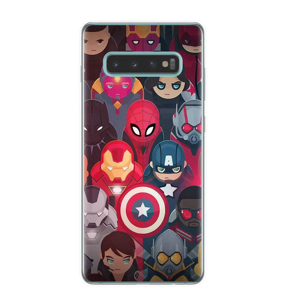 Marvel Мстители Герои комиксы коллаж чехол для телефона samsung Galaxy S10 Lite S10E S10 Plus M10 M20 Чехол Мягкий ТПУ силиконовый чехол - Цвет: T4037