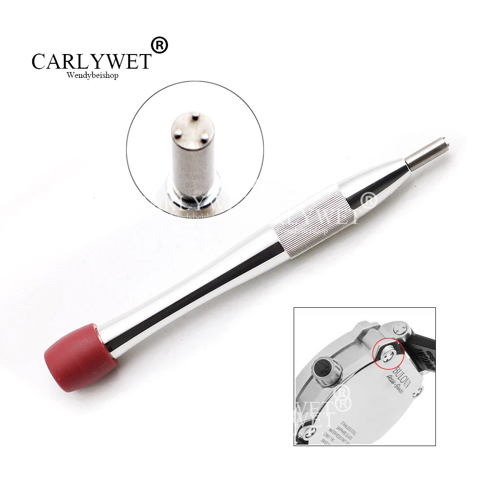 CARLYWET оптом высокого качества 316L из нержавеющей стали часы Ремонт починка небольшой инструмент для BULOVA 6096