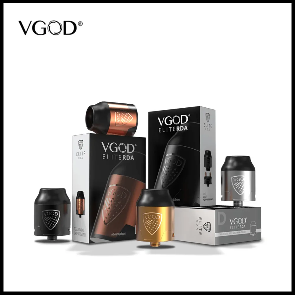 VGOD Elite RDA электронная сигарета испаритель двойной пост DIY сборка двухслойная 2 мл
