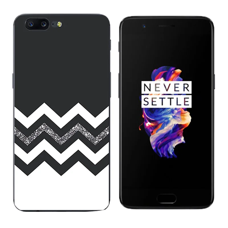 TPU Case for OnePlus 5 Five 1+5 Snowflake Printing Back Phone Cover Silicon Protection Cases Shells |