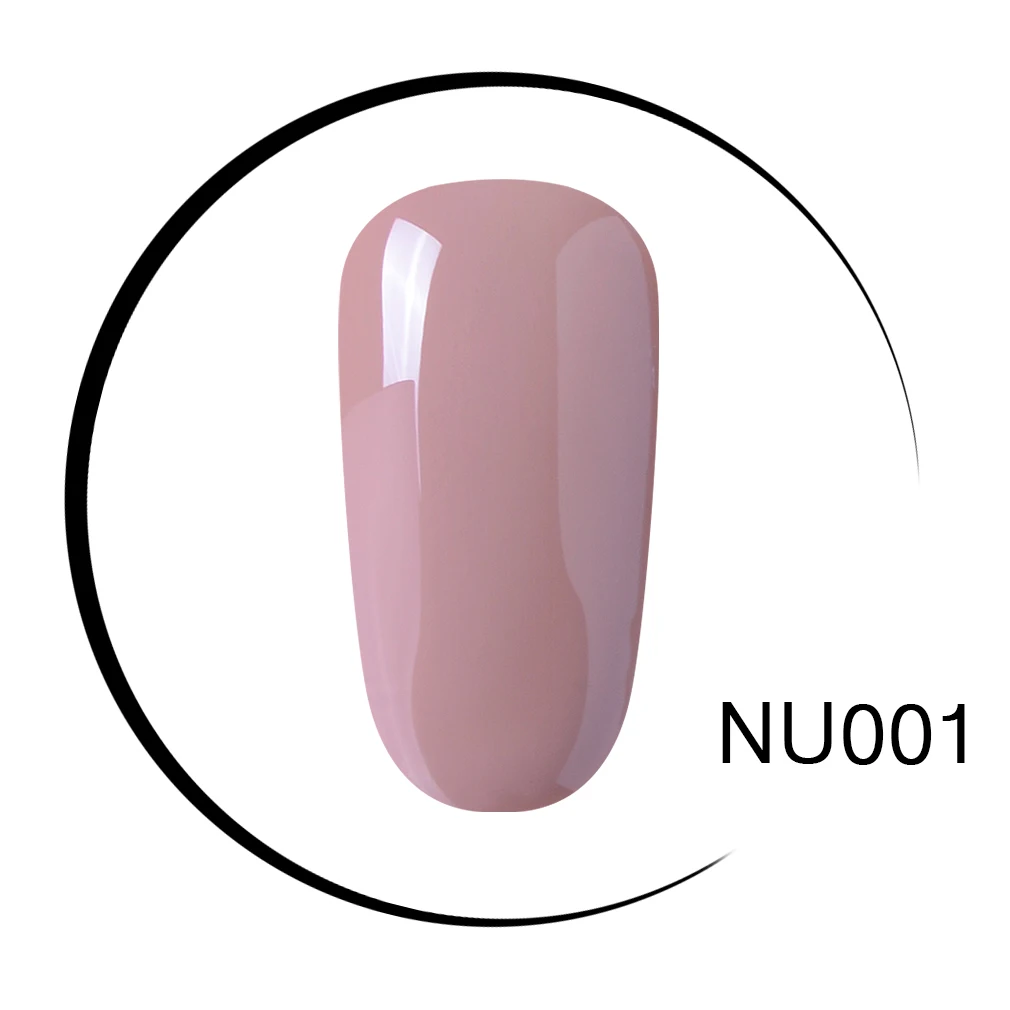 NU001 Elite99 Гель-лак замачиваемый УФ светодиодный Гель-лак для ногтей Базовое покрытие 10 мл розовый оранжевый светодиодный лак для ногтей УФ-отверждение Гель-лак - Цвет: NU001