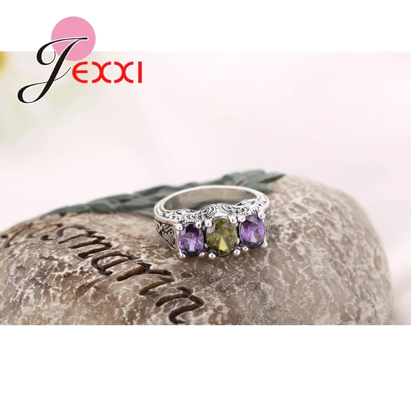 Женское кольцо из серебра 925 пробы с фианитом|ring fashion jewelry|jewelry ring boxring fitting |