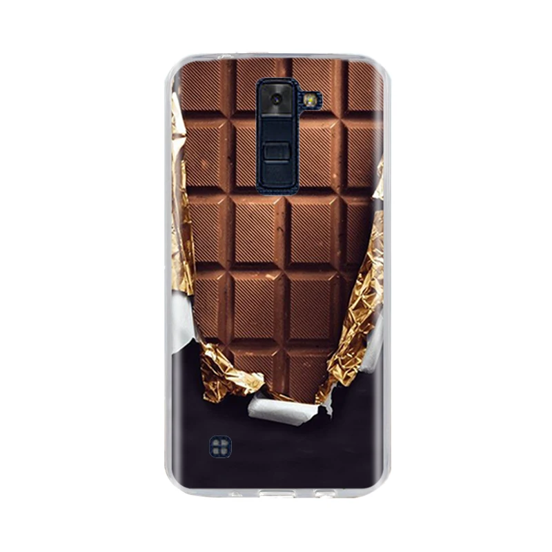 Для LG K7 K8 Lte чехол задняя крышка Мягкий Силиконовый ТПУ Fundas Coque для k7 телефона s 3D
