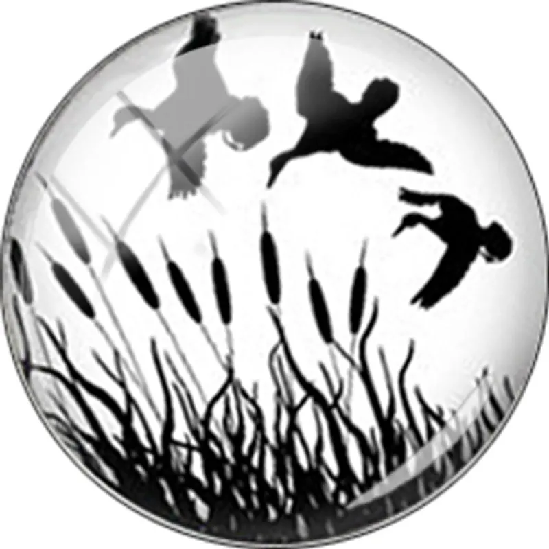 T194 TAFREE 10 шт./лот изображение животных собаки птицы олень рыба кошка 25 мм круглый стеклянный кабошон купол DIY Камея Подвеска Настройки - Цвет: T194