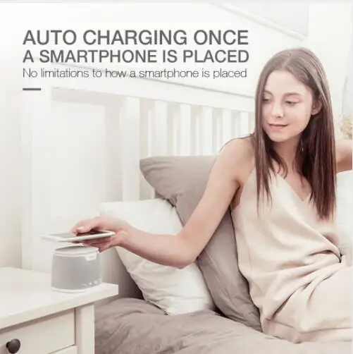 HAVIT M1 Bluetooth Динамик Беспроводной Зарядное устройство бас с Qi зарядного устройства