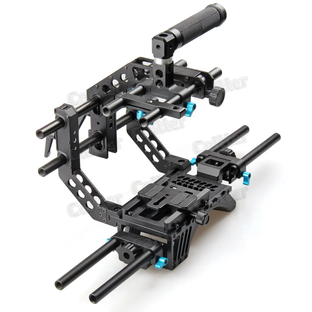 C Форма Поддержки Кронштейн Кейдж DSLR Плечевой Камкордер Рог Топ Ручка для DSLR/DV