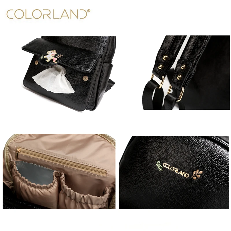 Colorland для детских бутылочек для изменение мамы Мумия для беременных пеленки dag рюкзак модная обувь из искусственной кожи, для детей, органайзер, сумки Сумки для мам