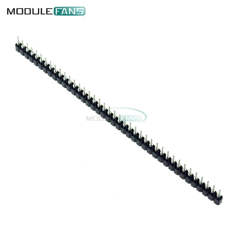 5 шт. 2 54 мм 40 P PIN однорядные 40Pin Круглый Женский штыревой разъем Diy Электронные