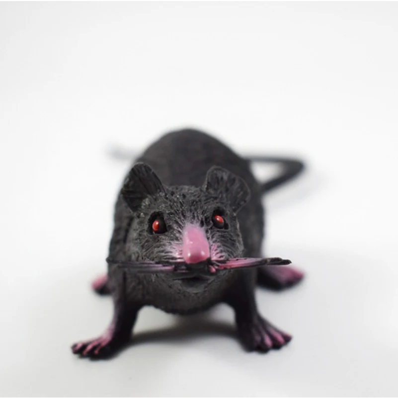 Funny Tricky Novelty Joke Mouse Toy Mock Fake Plastic Mouse Prank Scary Rat Trick Animal for Children Game Play creative animal funny toy scary squeezing stress reducing tricky gift