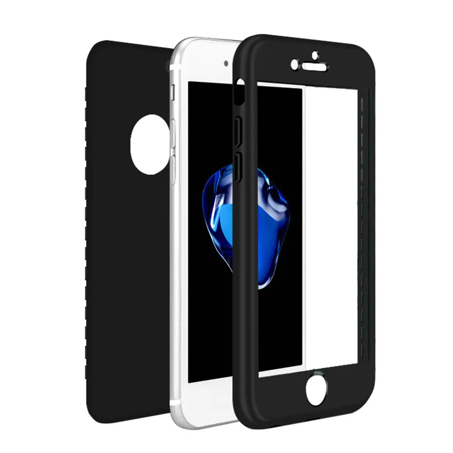 Case For iPhone 7 Plus 6s 6 8 X XR XS MAX Huawei P30 Pro P20 Mate 20 Cover 360 Full Silicone Honor 10 8A 8X 9 Lite |