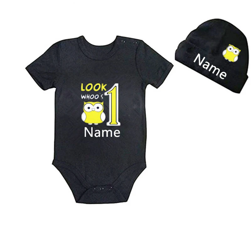 Culbutomind маленькая Ночная Сова 2018 New born унисекс Летняя одежда для малышей короткий
