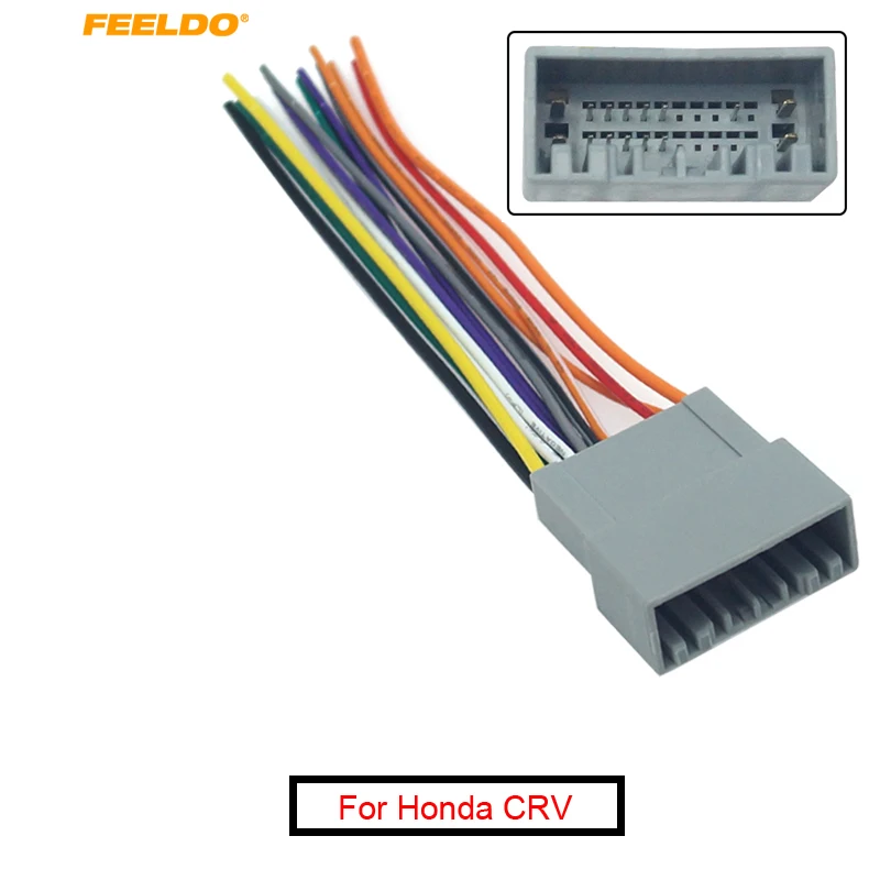 Проводка FEELDO для автомобильного стереопроигрывателя CD/DVD 1 шт. адаптер Honda CRV Greiz