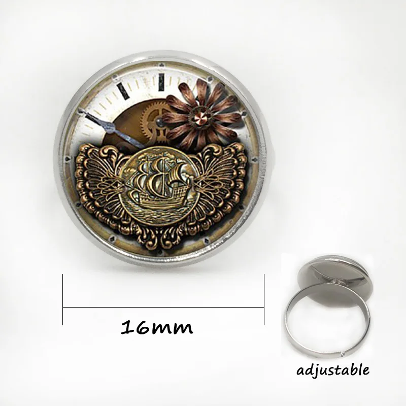 Hot selling steampunk clock watch necklace &amppendant retro glass cabochon jewelry | Украшения и аксессуары