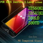9H защита экрана из закаленного стекла для ASUS Zenfone 2 Laser ZE550KL ZE551KL Z00LD Z00TD ze550 ze551 550 kl 550kl tela чехол
