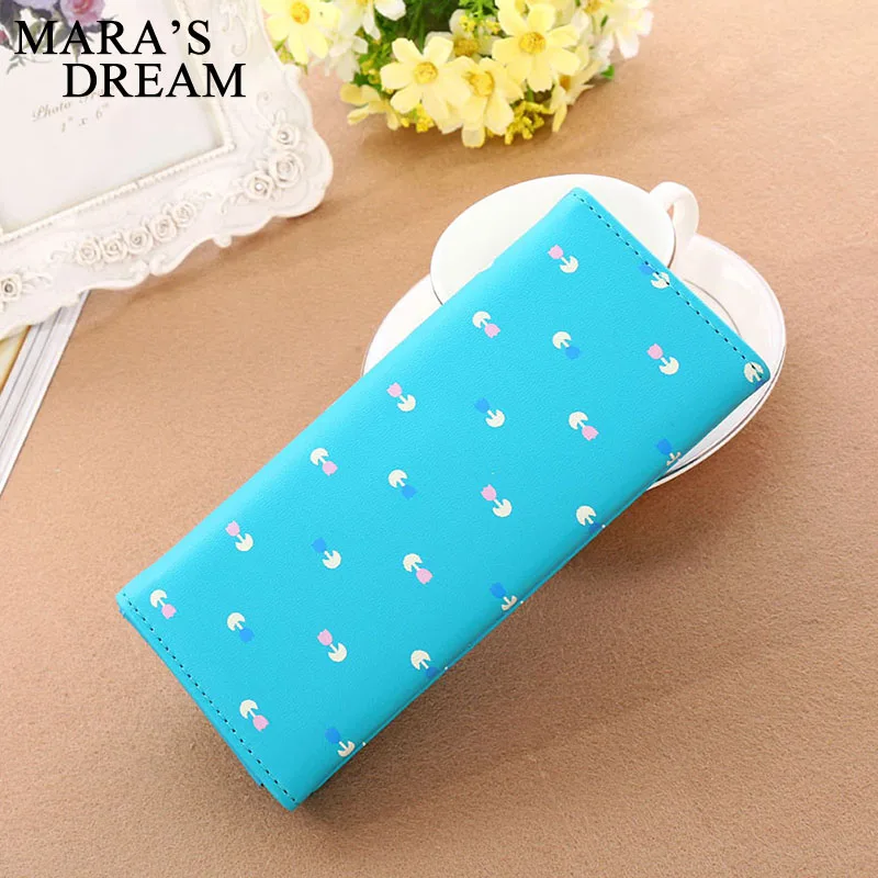 Модные женские кошельки Mara's Dream кожаный кошелек с цветами Женский держателем