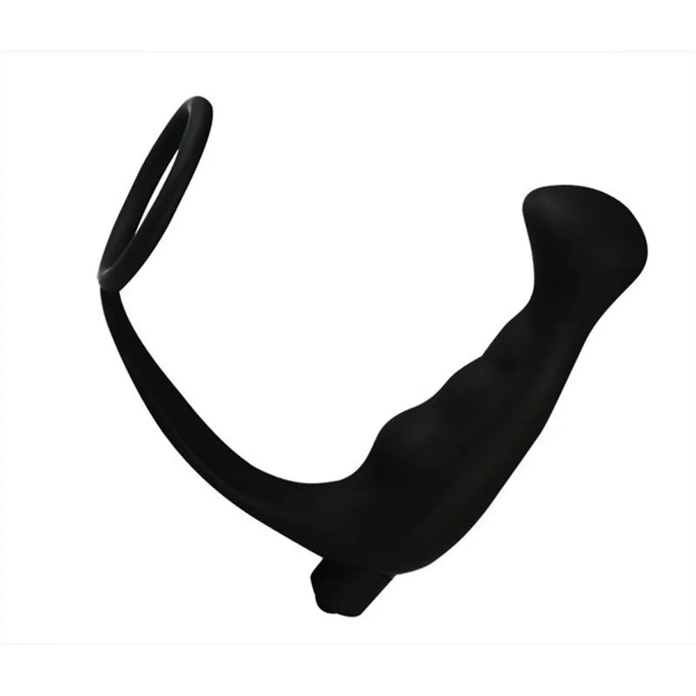 MQFORU Silicone Vibrator for Men Anal Sex Toys Butt Plug Vibrating Prostate Stimulator Penis Massager Ring Male Masturbator|Вибраторы и