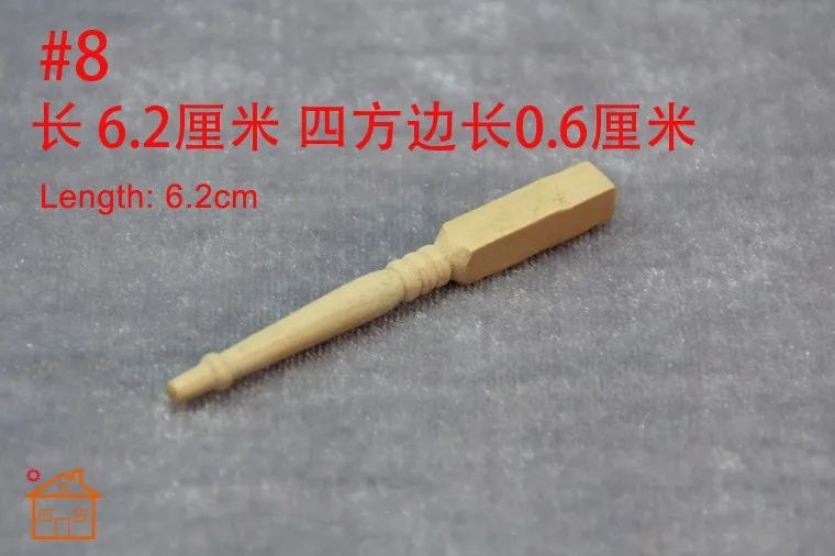 10 шт./лот DIY Деревянные 1:12 миниатюрный кукольный домик мебель ножки аксессуары