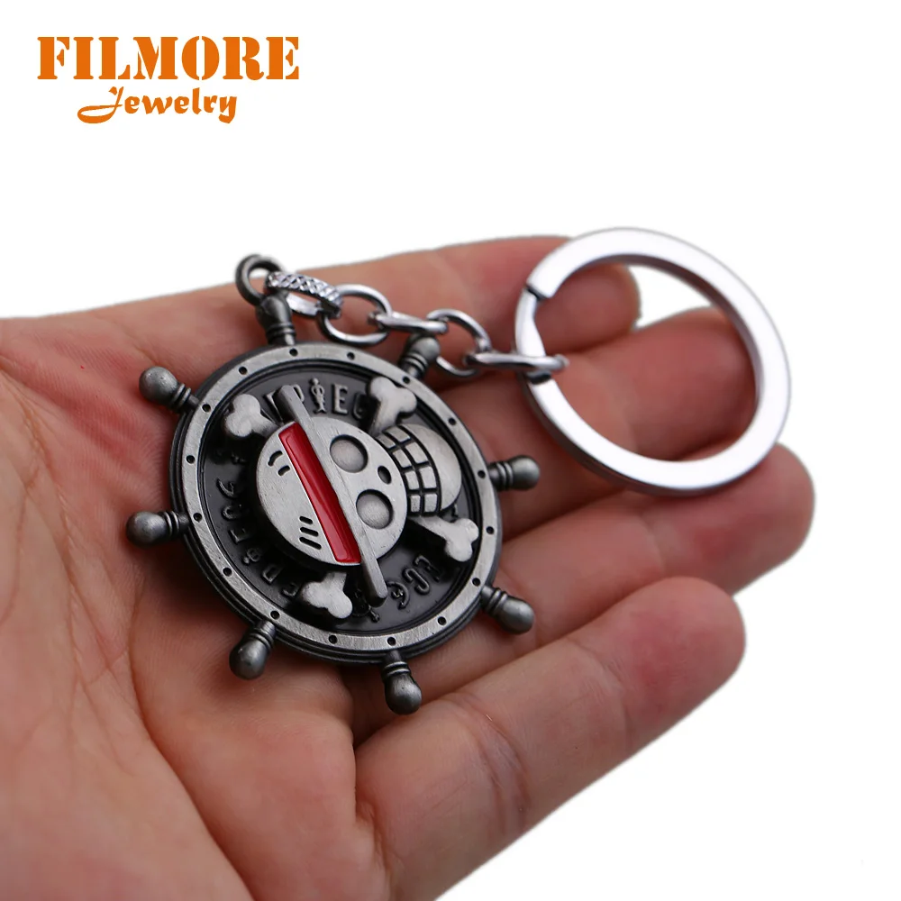 Цепочка с подвеской в виде черепа Luffy популярный аниме цепочка кулоном