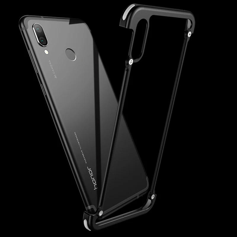 Oatsbasf Алюминиевый металлический бампер чехол для huawei Honor Play модная Роскошная подушка безопасности Защита от падения Чехол Honor Play бампер