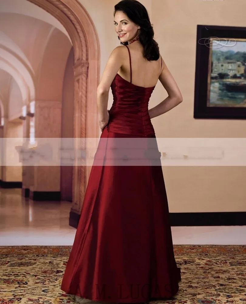 Burgundy Mother of the Bride Dresses for Wedding with Jacket Godmother Groom 2017 vestido mae da noiva | Свадьбы и торжества