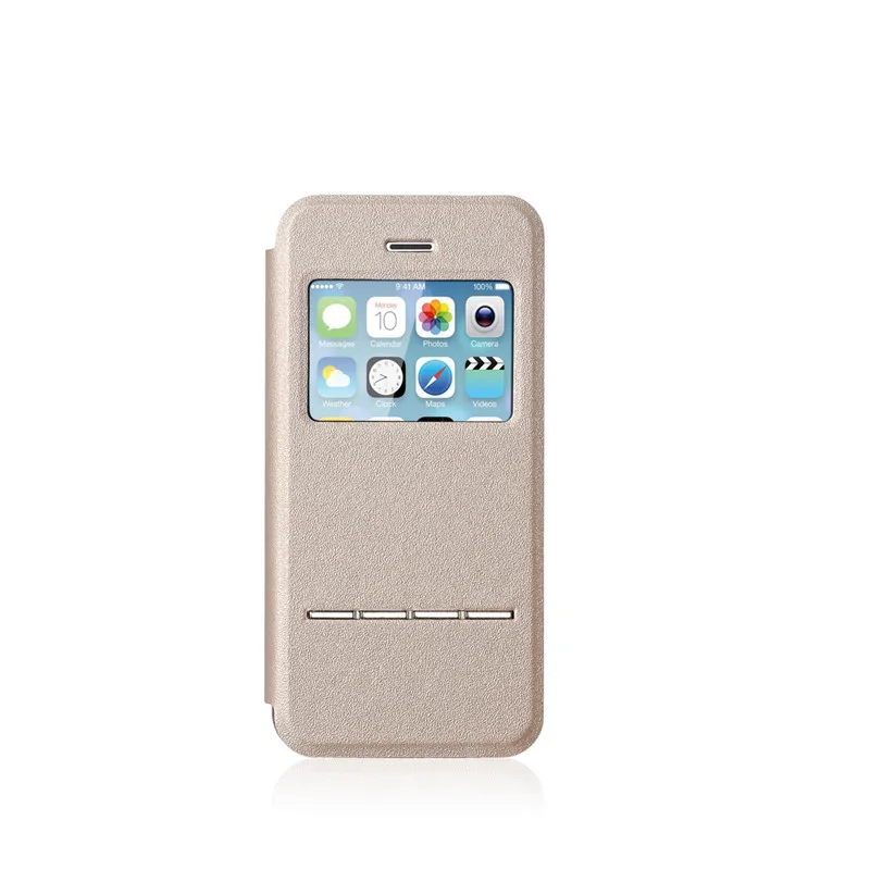 Роскошный аксессуар для iPhone 5 5S Флип чехол кожаный