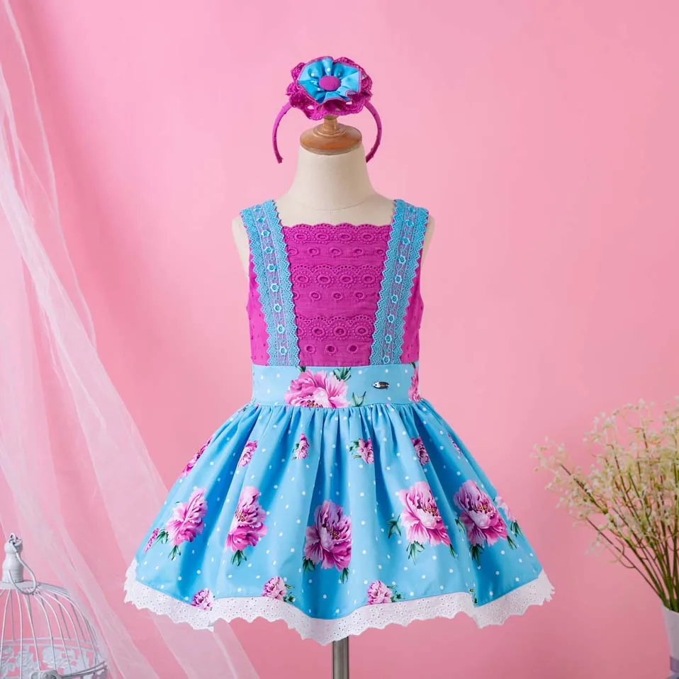 Pettigirl/летние изысканные Детские платья для девочек; винтажное платье принцессы из тюля для маленьких девочек; элегантная детская одежда