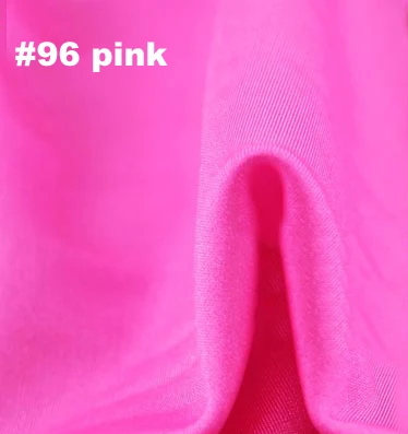 pink 50 см* 150 см 16 однотонных цветов на выбор, Модная трикотажная 4 способа, эластичная высококачественная ткань из нейлона, спандекса и лайкры - Цвет: pink