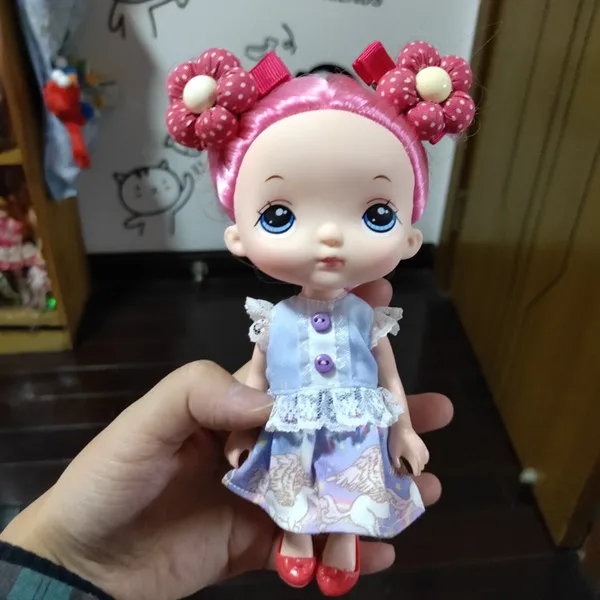 Милый каваи 12 суставов девушка кукла играть дом игрушки для детей Коллекция подарков на день рождения 16 см