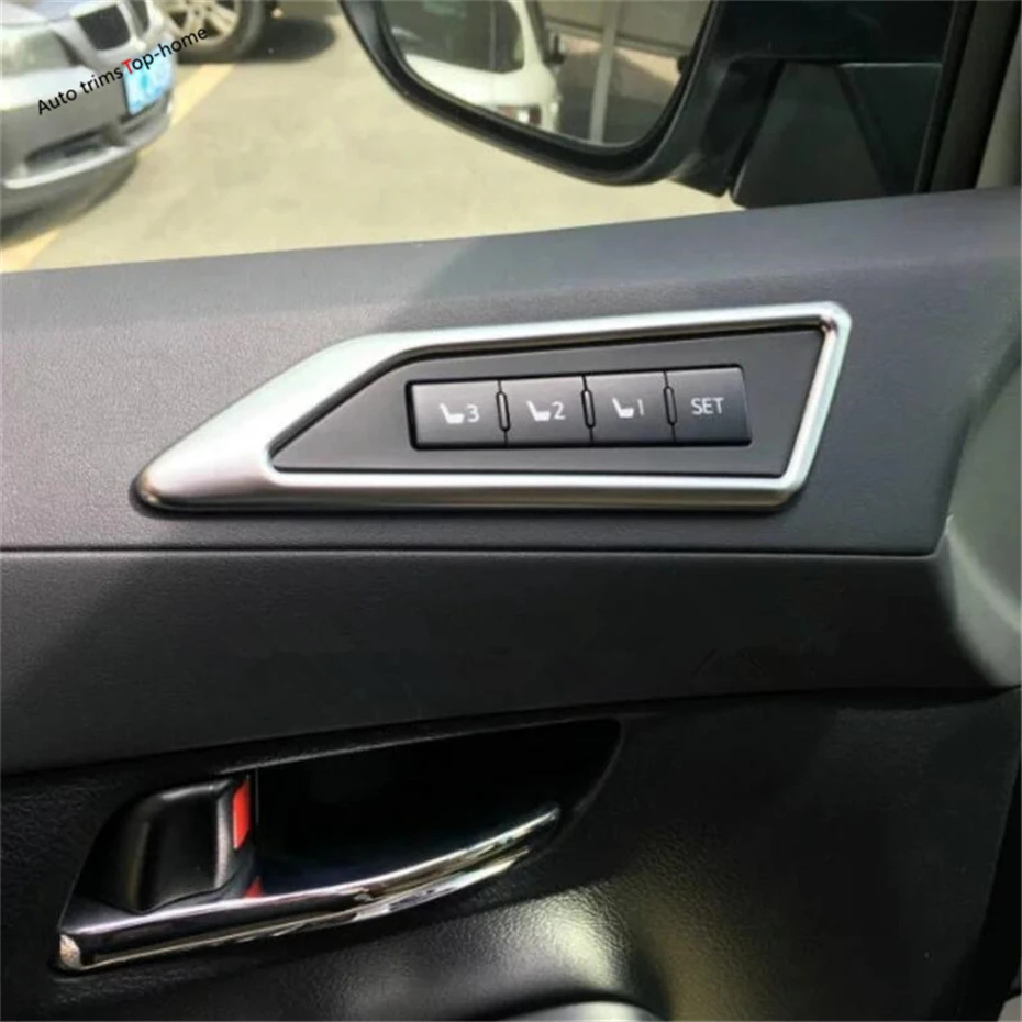 Yimaautotrims Seat Adjustment Memory Button Switch Cover Trim For Toyota Alphard / Vellfire AH30 2016 - 2019 Interior Mouldings |