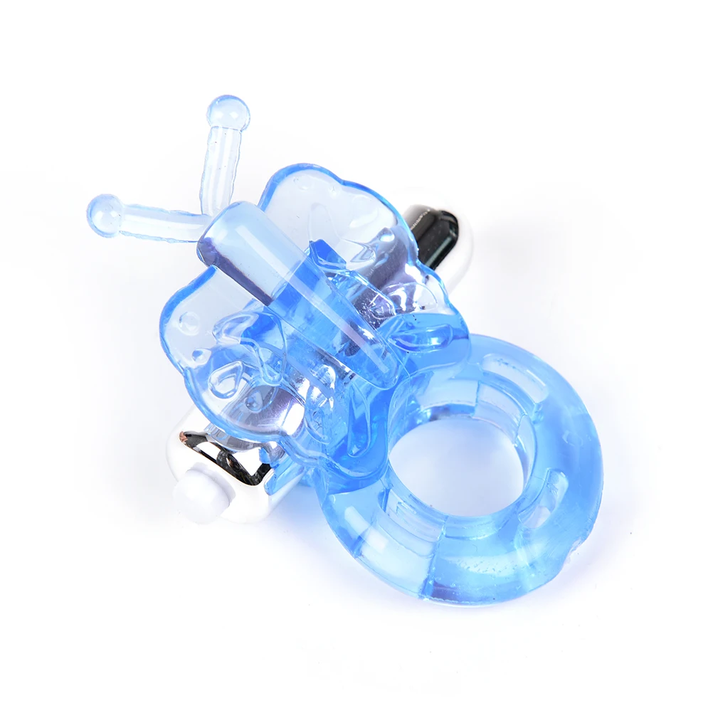 Мощный вибратор TPE секс магазин бабочка вибрирующий пенис кольцо игрушки для