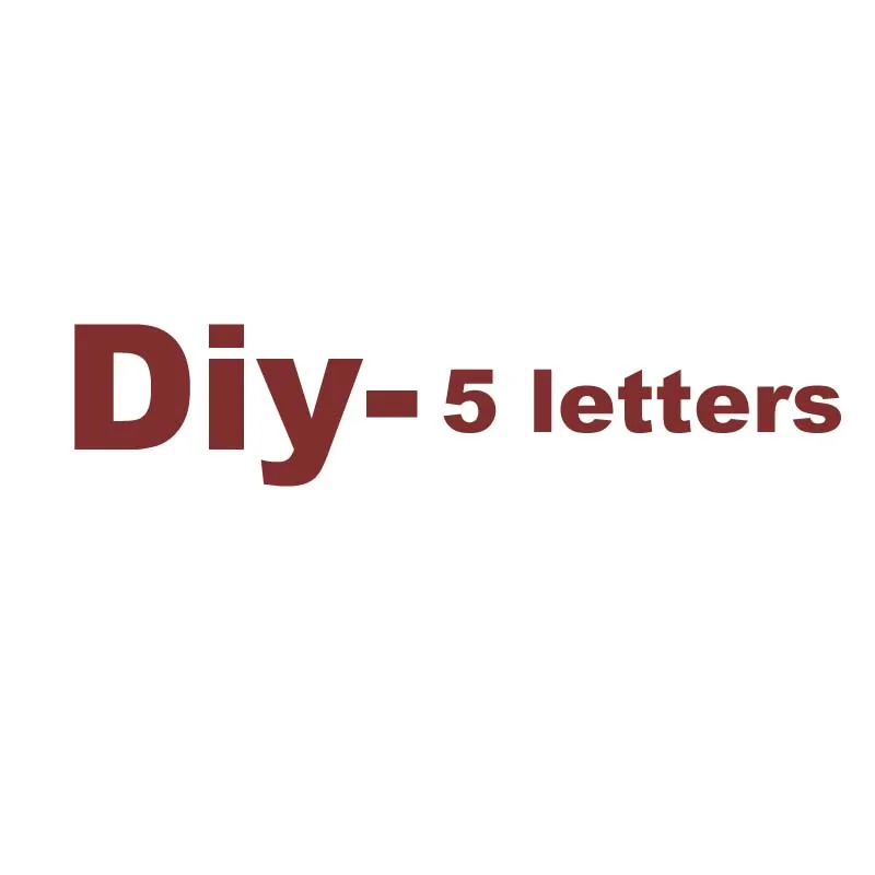 Diy-5 letters Самодельное ожерелье в стиле Харадзюку, панк, безопасная булавка, ангел, колье, ожерелье с инициалами, ожерелье с подвеской, подарки для женщин и девочек - Окраска металла: Diy-5 letters
