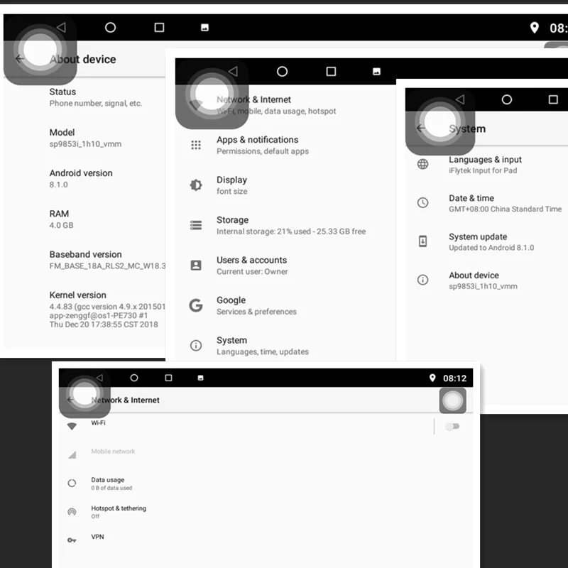 1din Android8.1 автомобильный радиоприемник 8 ядерный RAM4G+ ROM32G автомобильный мультимедийный плеер для Suzuki swift 2012- со стерео FM gps navi wifi