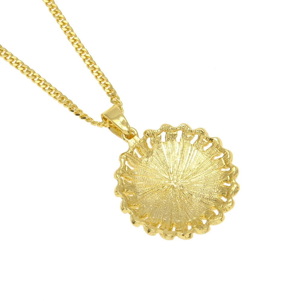 Ожерелье с подвеской в стиле хип хоп золотого цвета виде ангела со льдом из