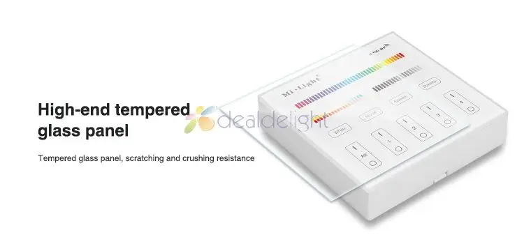 Mi. Светильник B4 4-Zone RGB+ CCT смарт-панель дистанционного управления настенное крепление 2,4G Беспроводная мощность 3V(2* AAA батареи) как FUT092
