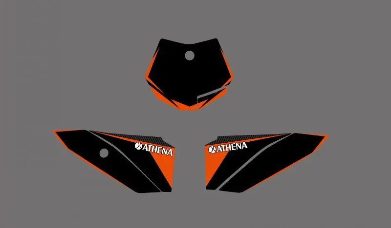 Наклейки H2CNC 0253 Team графические наборы для KTM SX 50 2009 2010 2011 2012 2013|graphics kit|team decalssticker kit |