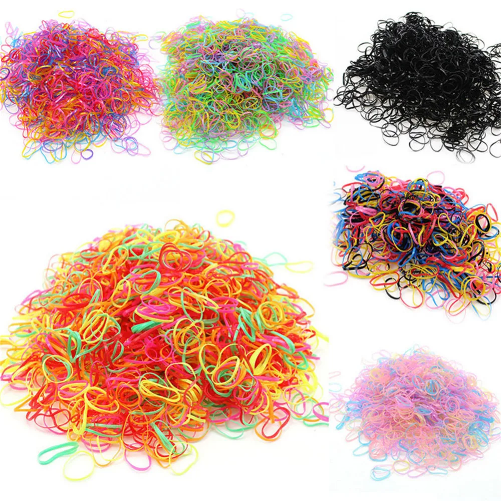 600 шт./упаковка резинки для волос карамельных цветов | Детская одежда и обувь