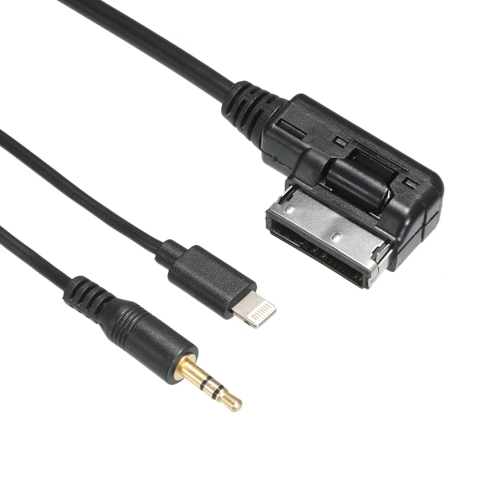

Новый переходник с интерфейсом AUX 3,5 мм с линией Подходит для Audi MDI AMI MMI iPad iPhone 5 6S