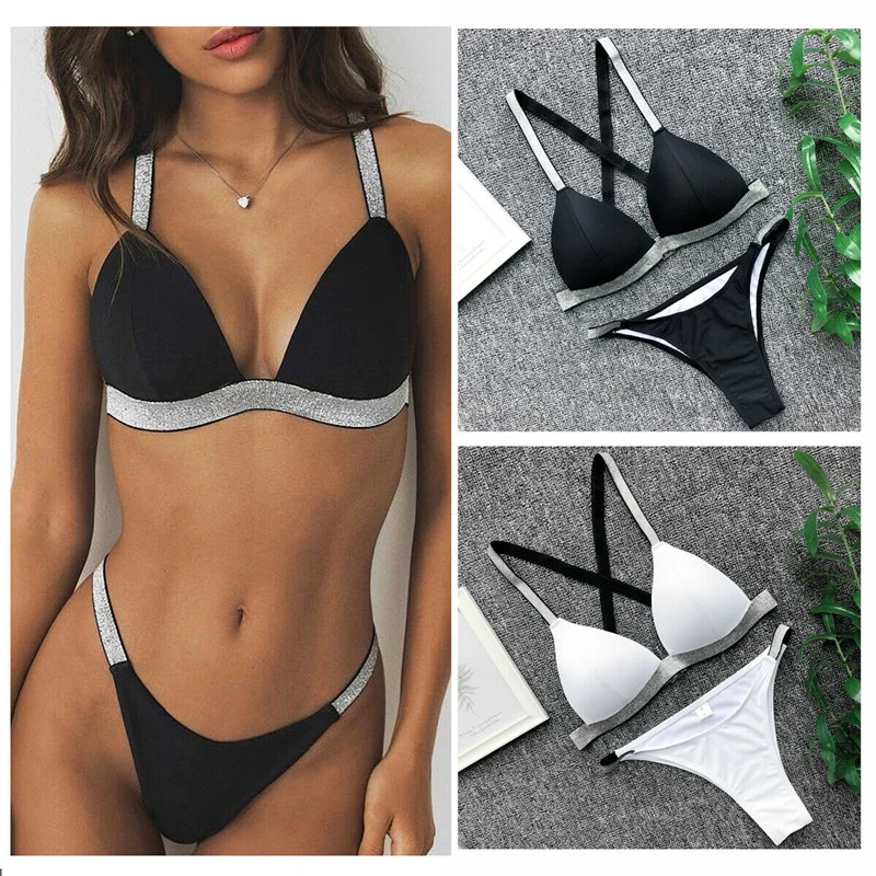 2019 Meihuida Fashion New Women Sexy Bra Sets Thin Cotton Breathable Comfortable Underwear Patchwork Lingerie Set | Женская одежда