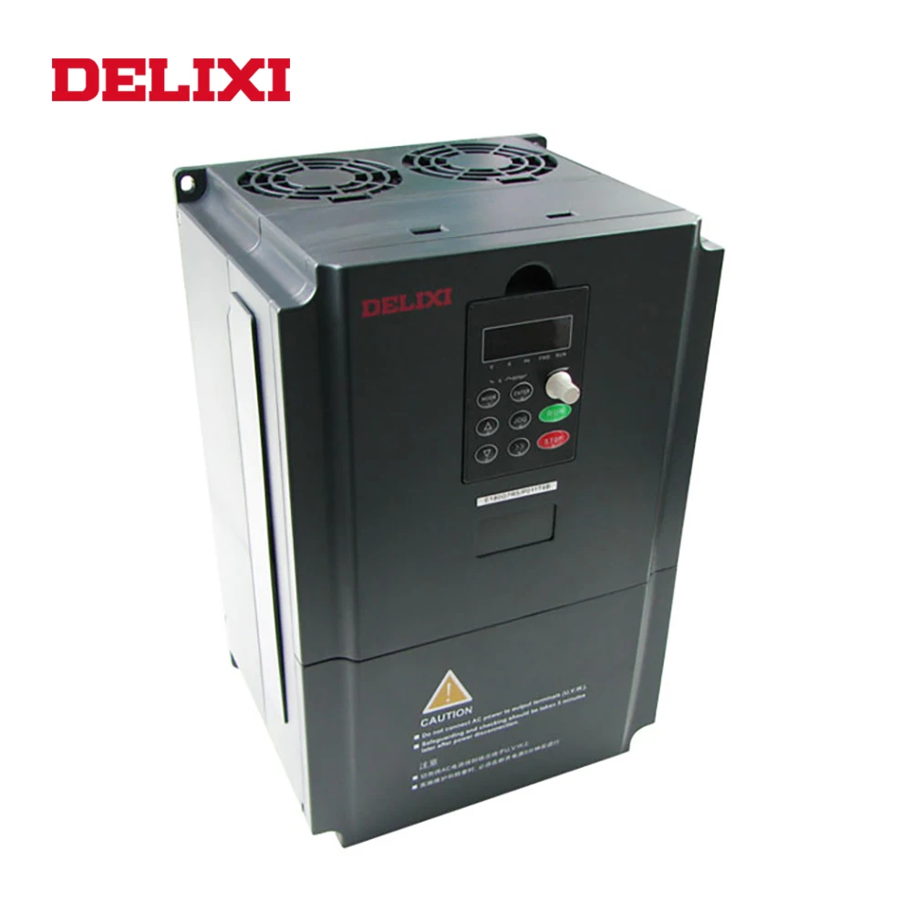 DELIXI AC 380V 0 75 kw 3 фазный преобразователь частоты приводов для управления скоростью
