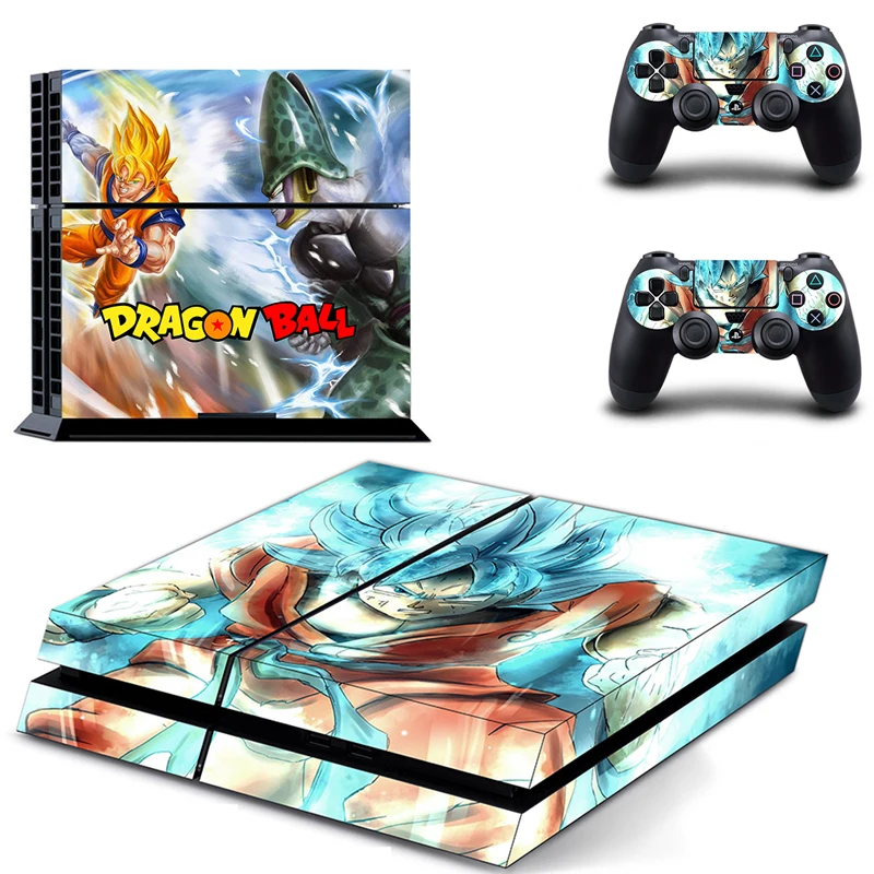 ARRKEO Dragon Ball Супер Saiyan винил Обложка Наклейка PS4 кожи Стикеры для sony Игровые приставки 4 консоли и 2 контроллера аксессуары