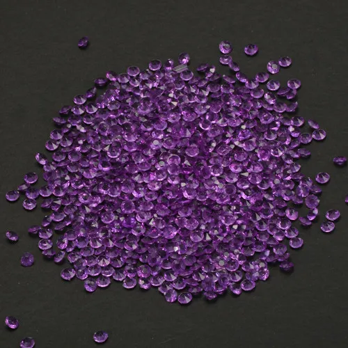 dark purple 10000 шт. 4.5 мм фиолетовый кристалл алмаза Конфетти Свадьба Алмаз "Конфетти" украшение партии поставки - Цвет: dark purple